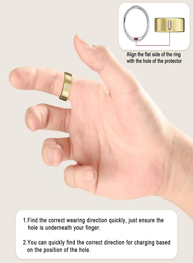 ZOOROO غطاء ZOOROO ثلاثي متوافق مع Ultrahuman Ring Air، يدعم الشحن مع وجود الغطاء، واقي TPU مقاوم للخدش لـ Ultrahuman Ring للنساء والرجال - Image 3